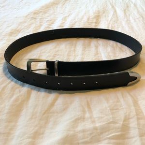 Madewell Leather Western Belt - Black